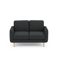 Двухместный Диван Jimi 2 мест. серый LA REDOUTE INTERIEURS  фото, kupilegko.ru